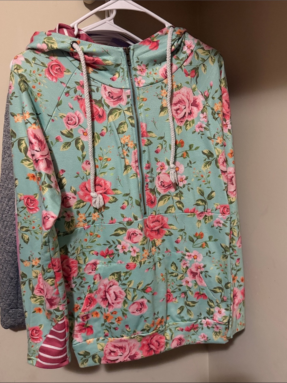 Spring Floral Hoodie - Picture 2 of 4